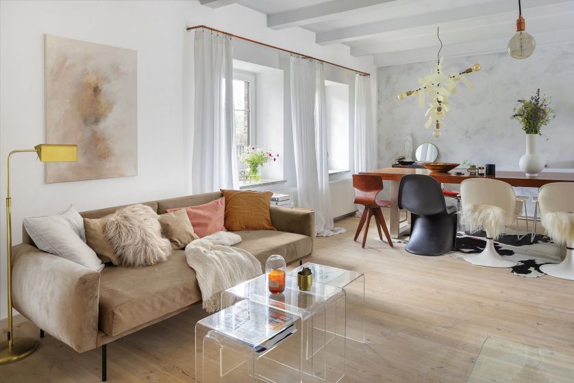 salon w stylu skandynawskim zdjęcia