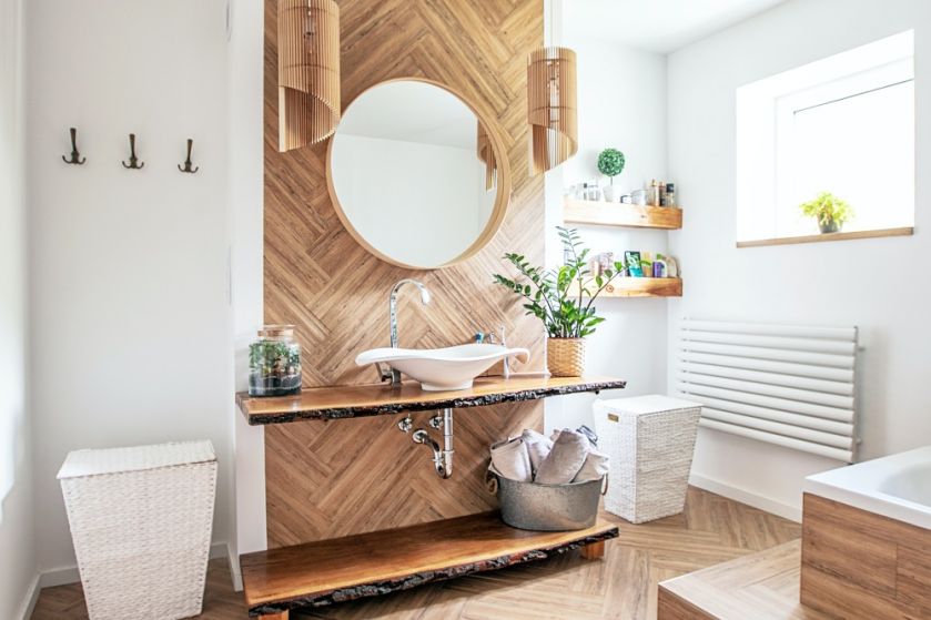 łazienka w stylu skandynawskim