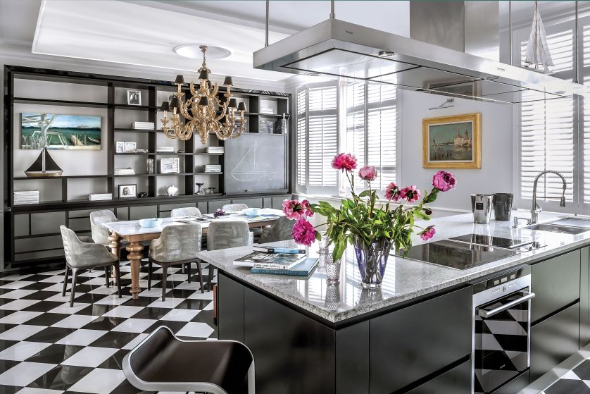 Agata gotuje jak przwdziwa Włoszka, jadalnia i kuchnia musiały być świetne, nie na pokaz.