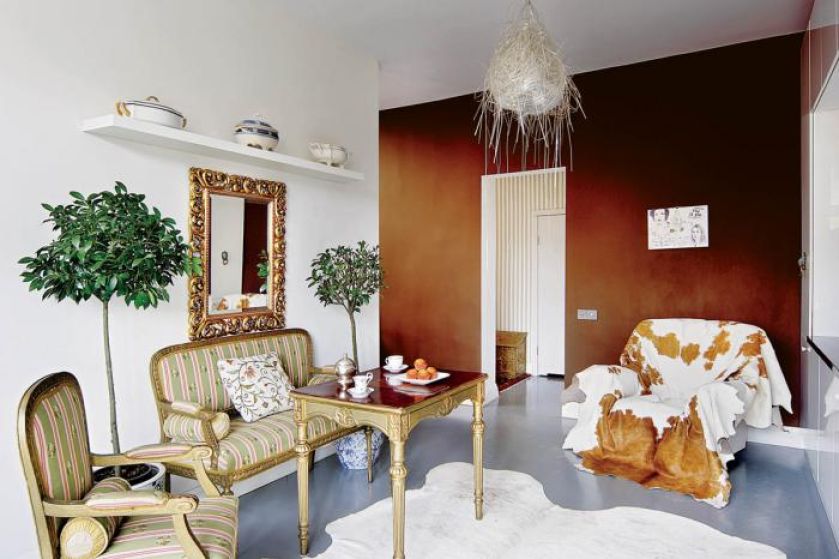 Ciekawe połączenie- nowocześnie i klasycznie.