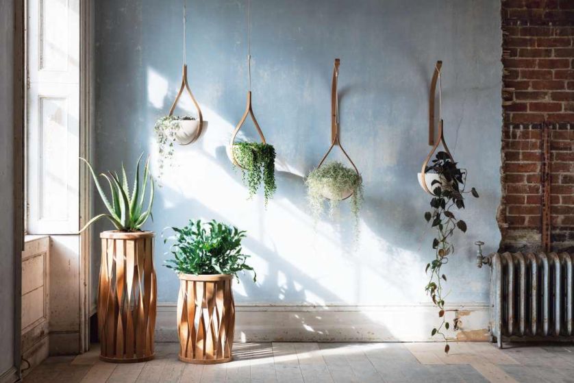 Donice wiszące aranżacje