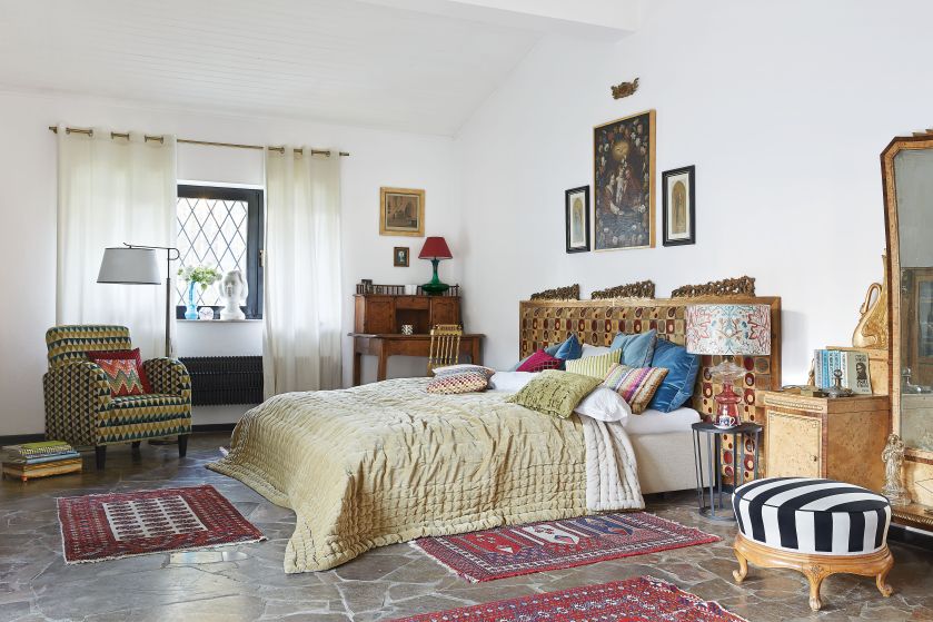 Przykład urządzenia dużej sypialni. Fot. Jola Skóra/Jam Kolektyw