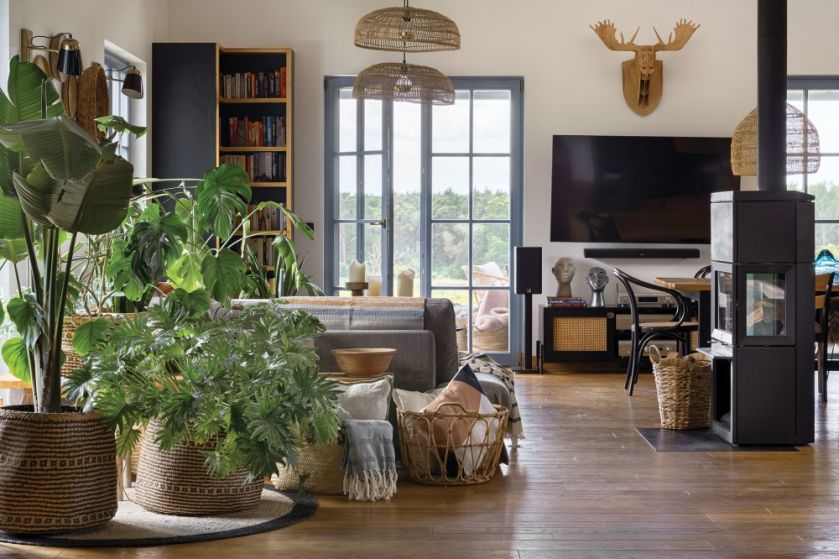 salon w stylu skandynawskim