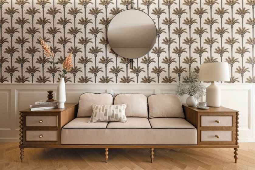 Tapeta w kaszmirowym salonie