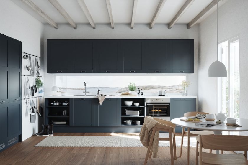 jak ożywić czarną kuchnię