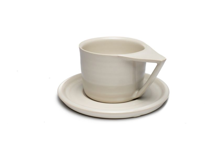 Filiżanka do cappuccino ze spodeczkiem, MANOceramics, Pakamera.pl