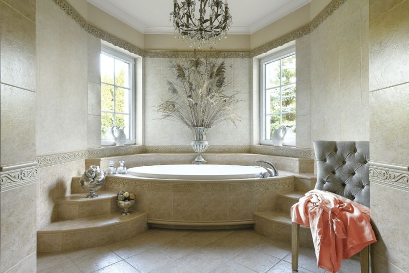 beżowa łazienka zdjęcia aranżacje