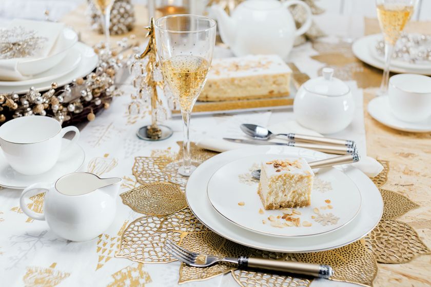 świąteczna dekoracja stołu 