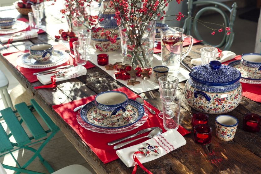 Dekoracja stołu na Boże Narodzenie