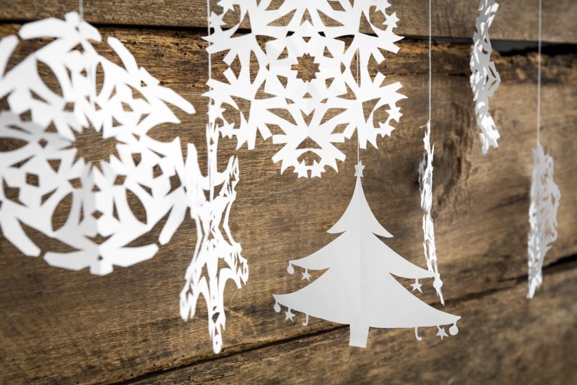 Dekoracje papierowe nigdy nie wyjdą z mody.