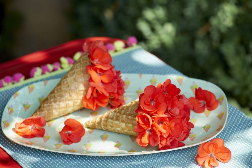 dekoracje stołu na garden party