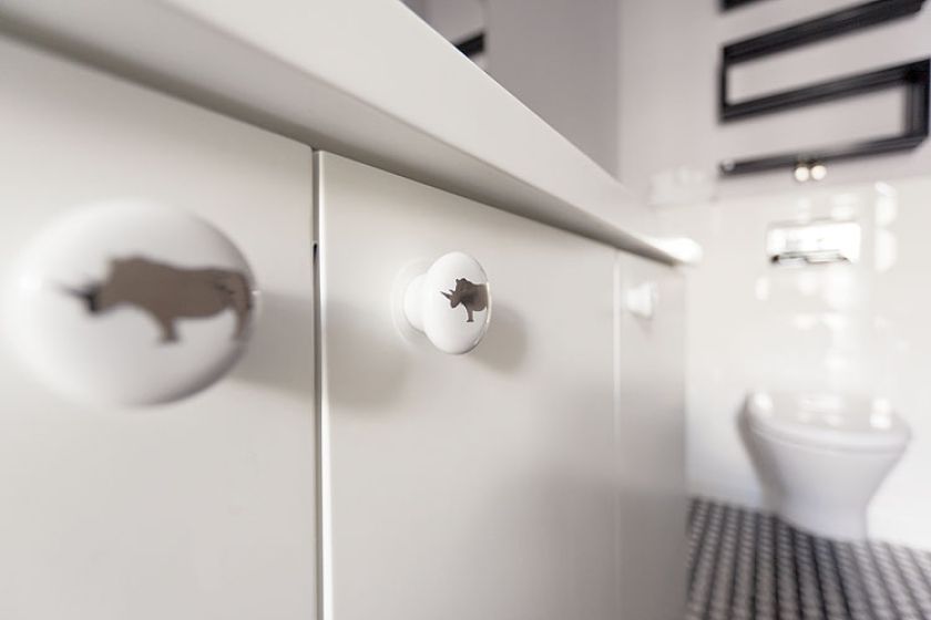 Dekoracyjne uchwyty do szafek z Zara Home.