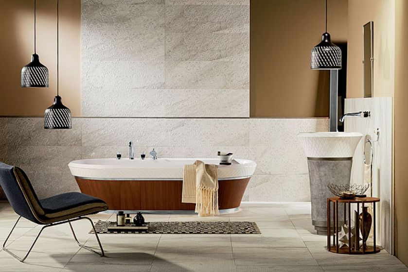 DELUXE, proste baterie umywalkowe i wannowe z kryształowo- -ceramicznymi kurkami, NEWFORM, www.newform.it