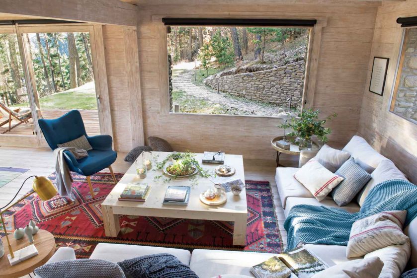 salon w stylu skandynawskim