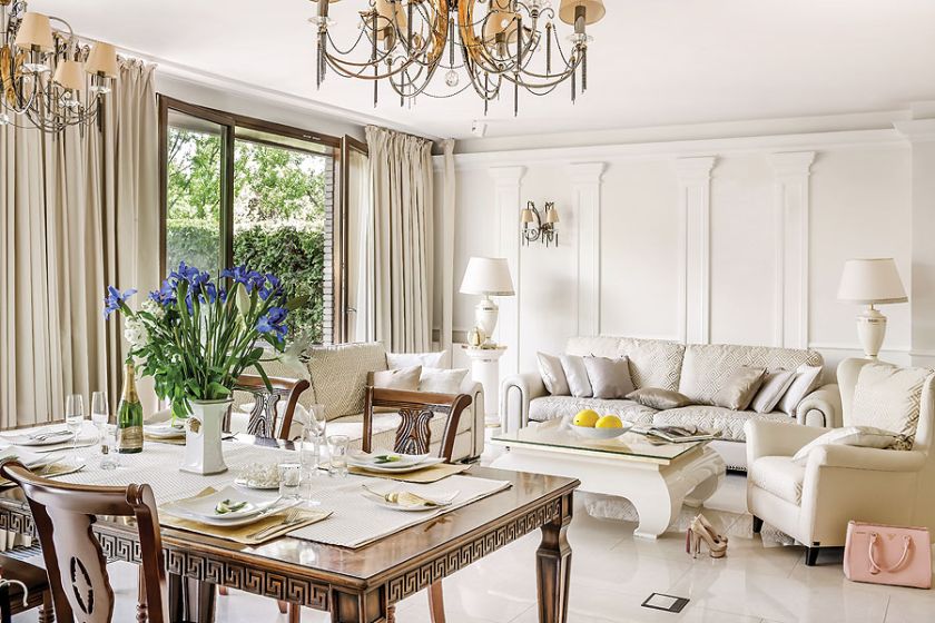 Elegancki apartament z odrobiną humoru