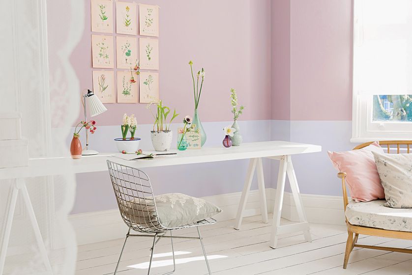 Farba Dulux Fusion Matt w kolorze UN.0277 i F2.50.65, ok. 45 zł/l, DULUX