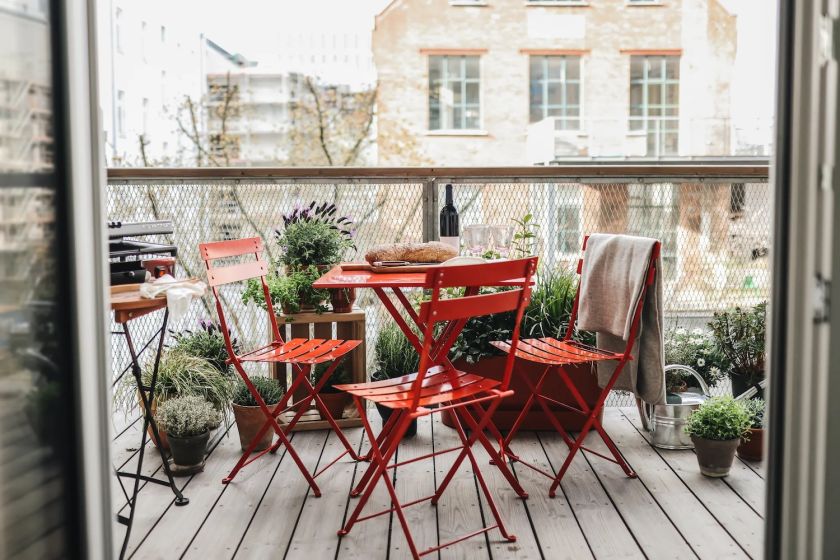 jak urządzić mały balkon w bloku