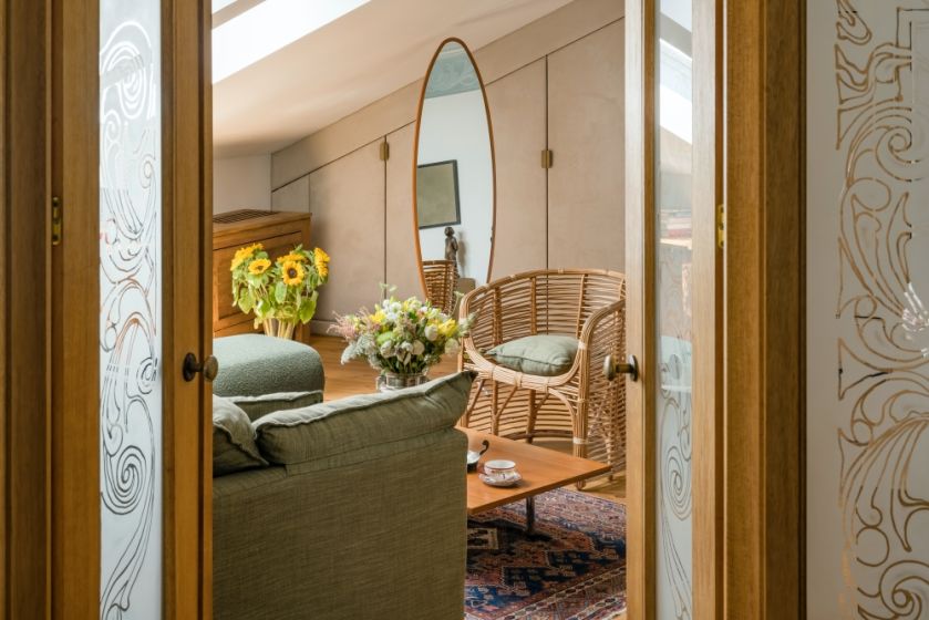 aranżacja poddasza w domu alicji majewskiej