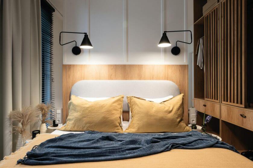 mieszkanie 38 m2 aranżacja sypialni