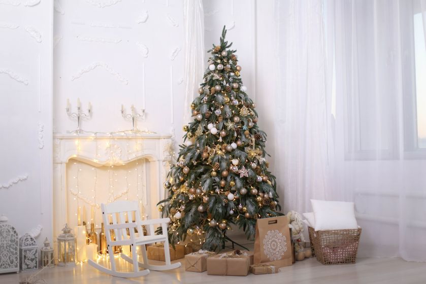 Złota choinka – 20 pięknych inspiracji na Boże Narodzenie