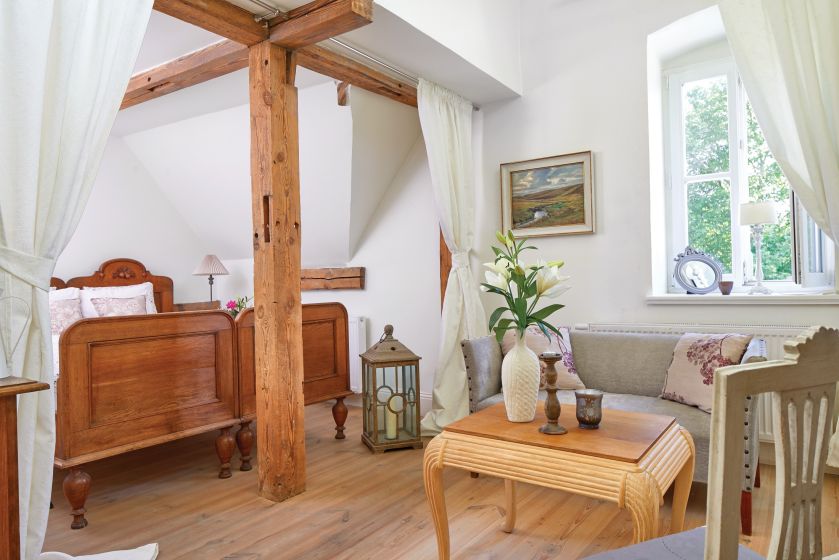 sypialnia w pałacu osowa sień