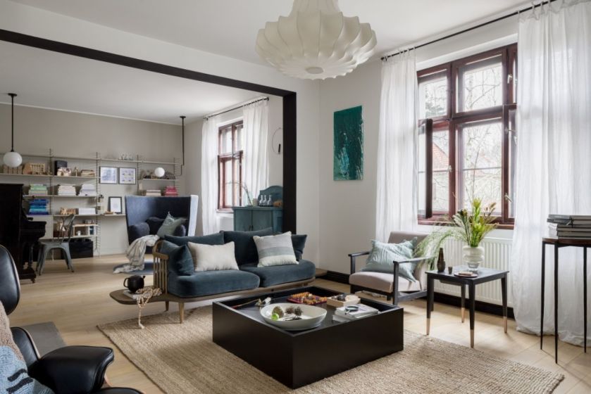 salon w stylu vintage