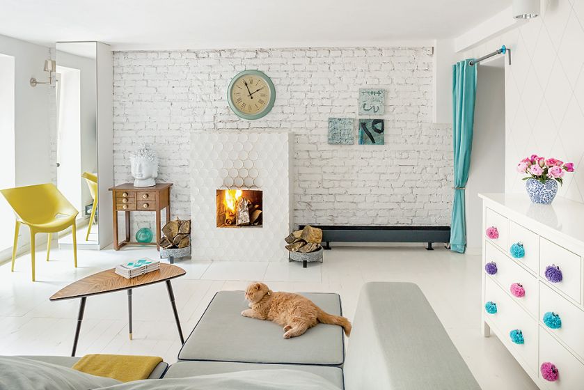 Kafle plaster miodu - porcelanowa włoska mozaika.