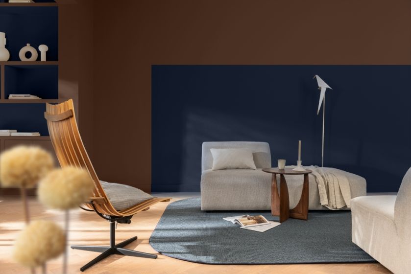 modne kolory ścian 2026 do salonu