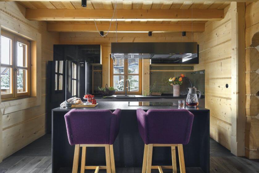 nowoczesny styl góralski kuchnia