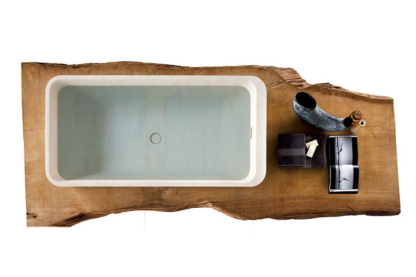 Łazienka zaprojektowana przez Matteo Thuna.