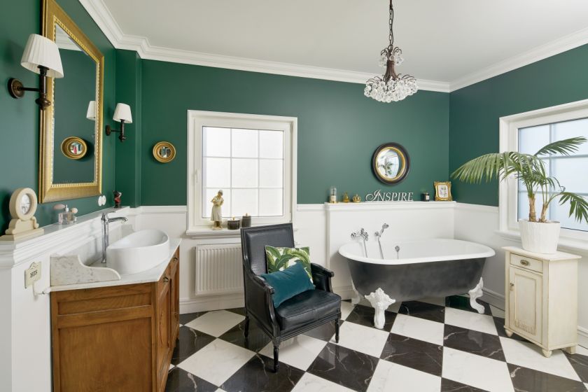 łazienki retro zdjęcia