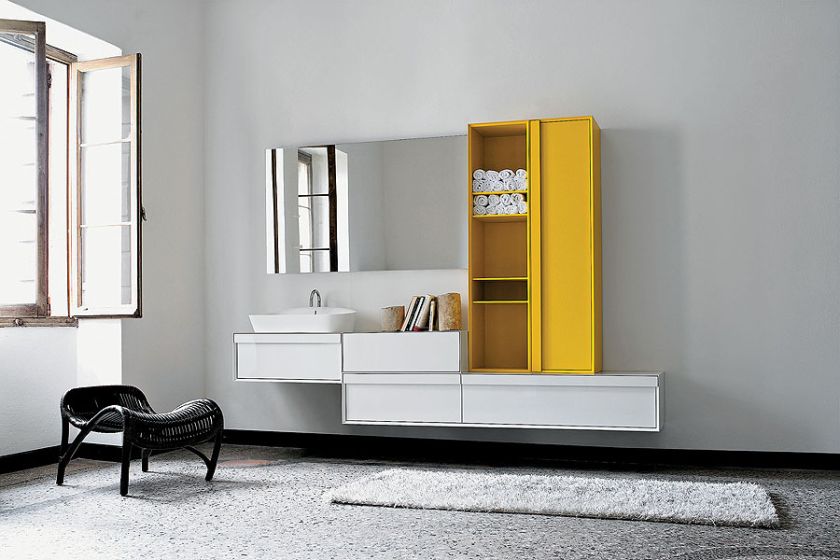 Modne półki i szafki do łazienki