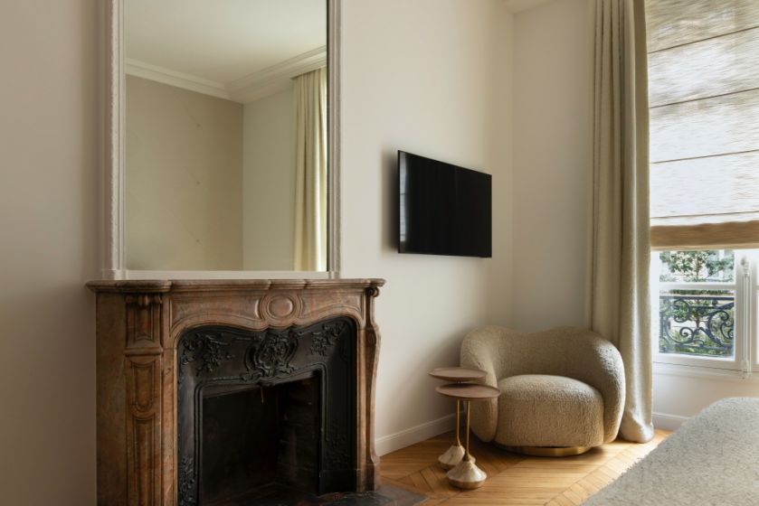 sypialnie w luksusowych apartamentach