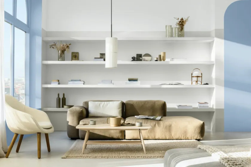 modne kolory ścian 2022 do salonu