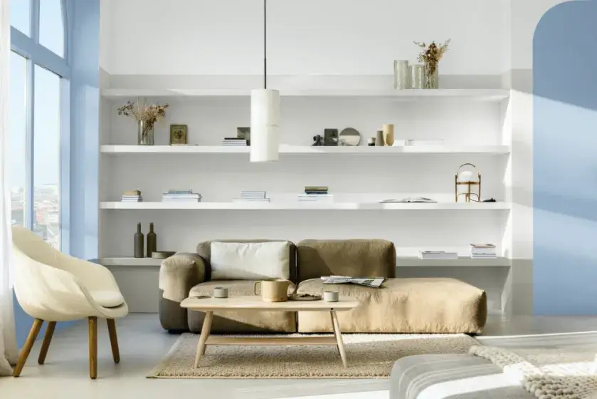 modne kolory ścian 2022 do salonu