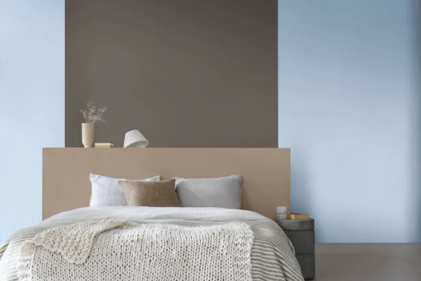 modne kolory ścian 2022 do sypialni