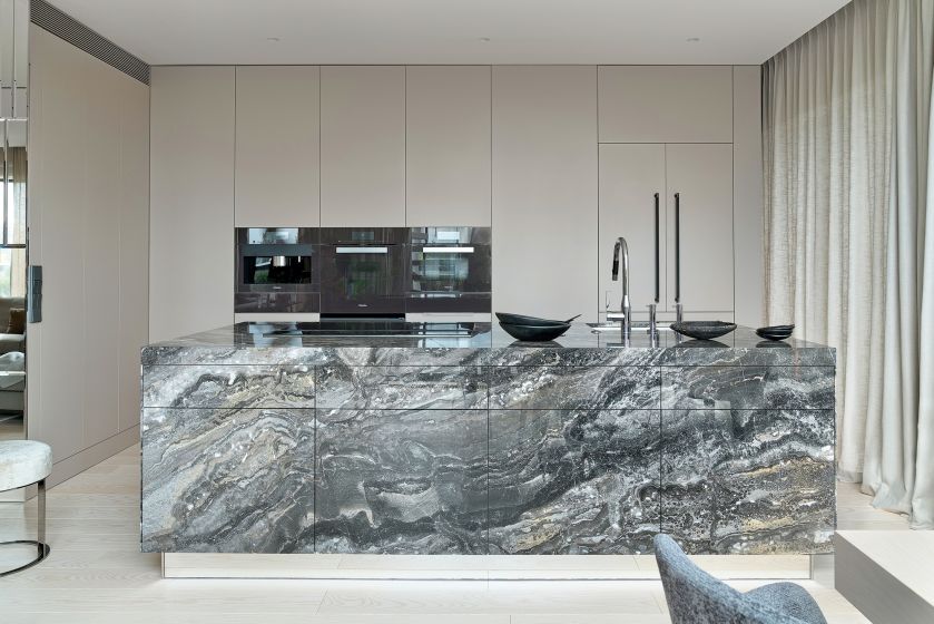 nowoczesna kuchnia z wyspą