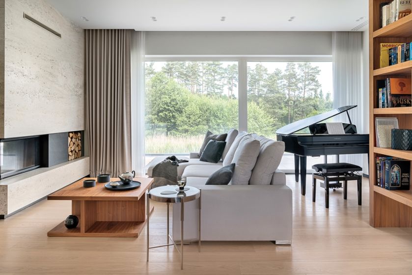 salon w stylu nowoczesnym