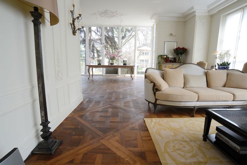 Nowoczesne podłogi do salonu, jadalni i kuchni