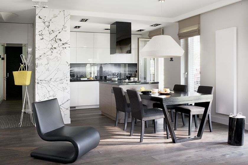 Od razu widać, że mieszkańcy nie boją się kontrastów.