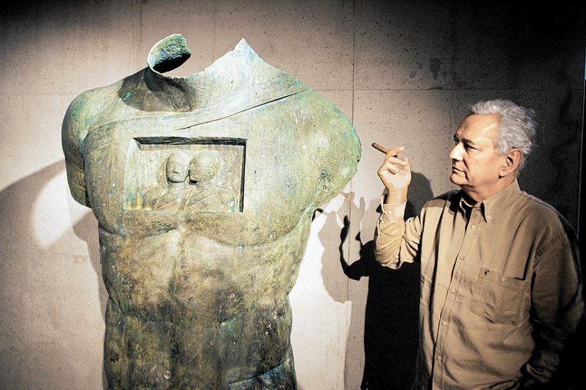 Okruchy antyku Igora Mitoraja. Igor mitoraj, atelier, rzeźba, marmur, sztuka, rzeźby