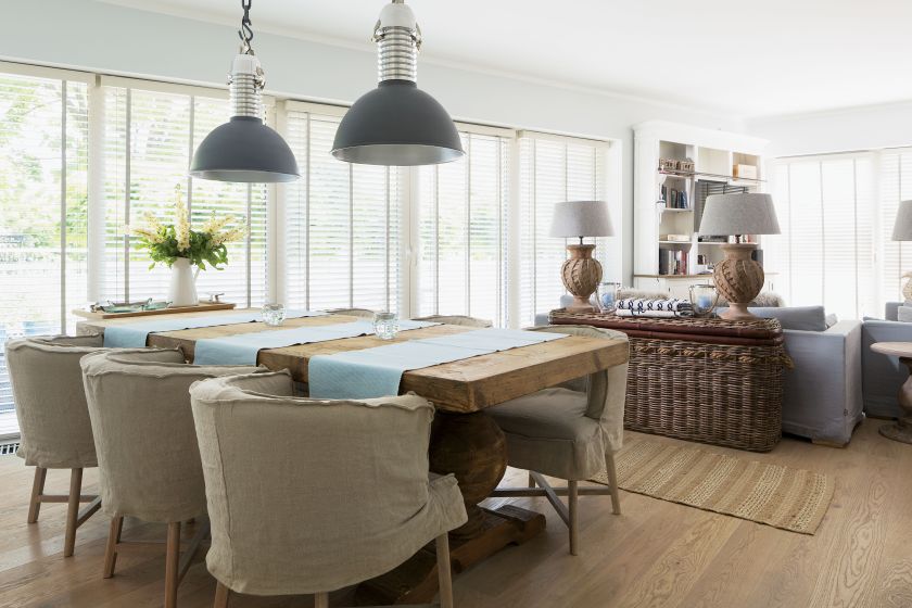 wnętrze w stylu nadmorskim