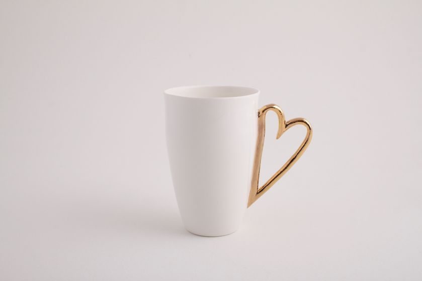 Kubek ze złotym sercem, Lutumursi, Porcelanowa, porcelanowa.com