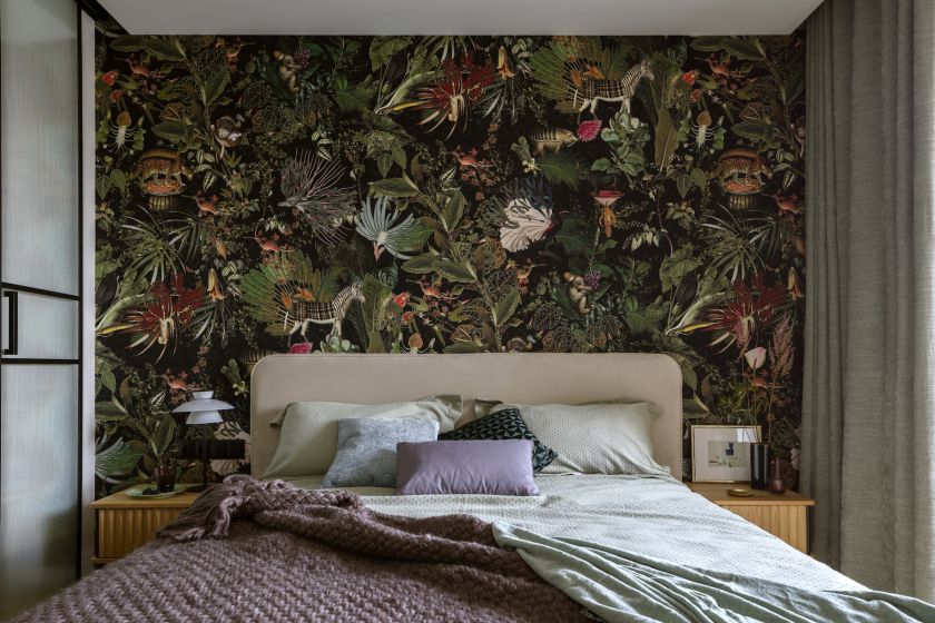 luksusowa sypialnia w kobiecym apartamencie