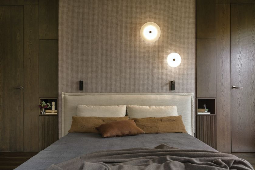 ocieplony minimalizm w sypialni