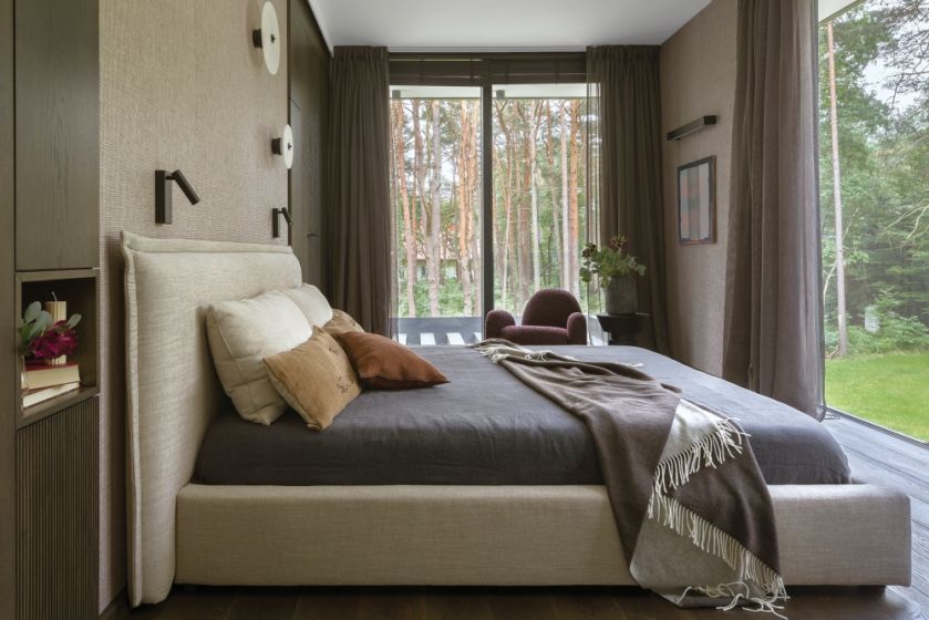 przytulny minimalizm w sypialni