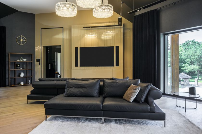 nowoczesna rezydencja styl glamour