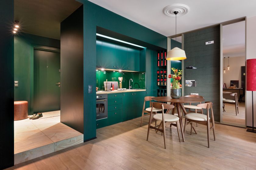 salon z aneksem kuchennym