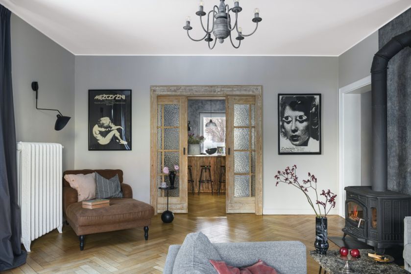 salon w stylu loft aranżacje