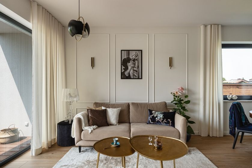 salon w stylu nowojorskim